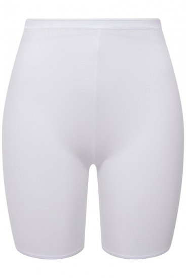Ulla Popken 716595 Boxerky s ochranou stehien 3 ks Biela - Nohavičky - 