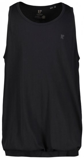 JP1880 719783 Tielko so strihom na bruško Čierna - Tričká - Nadrozmerné tričká - 2XL-14XL