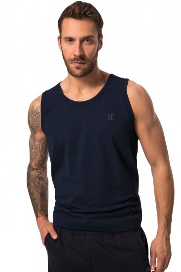 JP1880 719783 Tielko so strihom na bruško Tmavomodrá - Tričká - Nadrozmerné tričká - 2XL-14XL