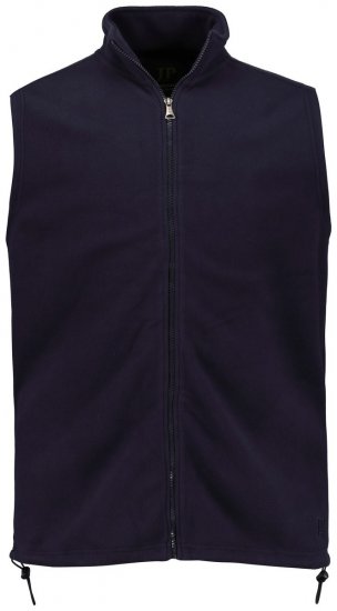 JP1880 723305 Fleecová vesta so stojačikom Tmavomodrá TALL - TALL vesty - 