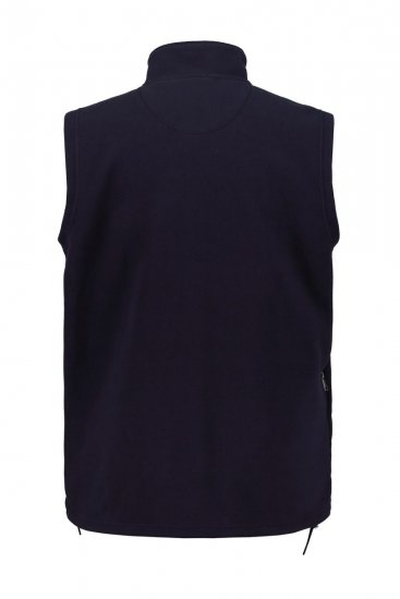 JP1880 723305 Fleecová vesta so stojačikom Tmavomodrá TALL - TALL vesty - 