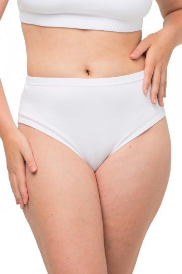 Ulla Popken 723498 Nohavičky 2 ks Biela - Nohavičky - 