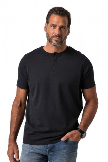 JP1880 726695 Henley tričko Čierna TALL - TALL tričká - TALL Tričká