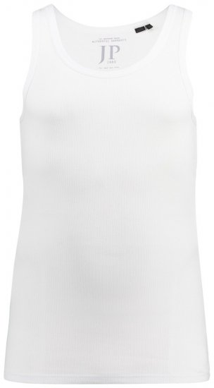 JP1880 782617 Rebrované tielko Biela - Spodná bielizeň - Spodné Prádlo 2XL-8XL