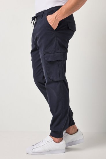 JP1880 Stretchy FLEXNAMIC Cargo Pants Navy - Kapsáče - Pánske Kapsáče Nadmerné Veľkosti
