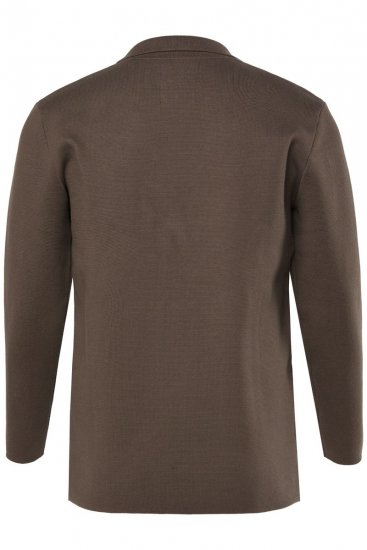 JP1880 Milano Flexnamic Pletené sako Khaki hnedá - Obleky - Obleky 2XL-8XL
