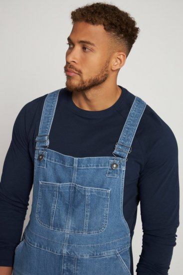 JP1880 Dungarees Denim Adjustable Straps Blue - Džínsy & nohavice - Džínsy a Nohavice - W40-W70