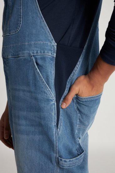 JP1880 Dungarees Denim Adjustable Straps Blue - Džínsy & nohavice - Džínsy a Nohavice - W40-W70
