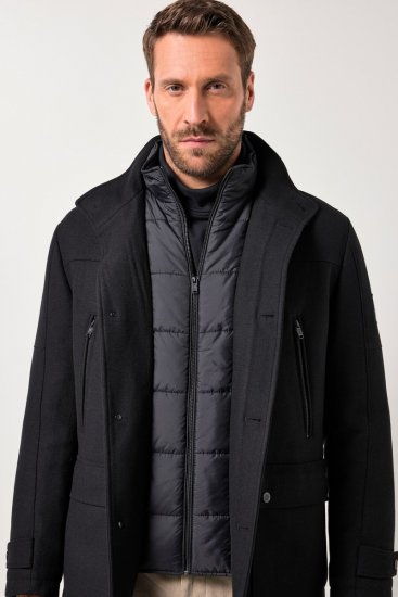 JP1880 Jacket Water-repellent Warm Black - Bundy - Bundy Nadmerné Veľkosti 2XL-8XL
