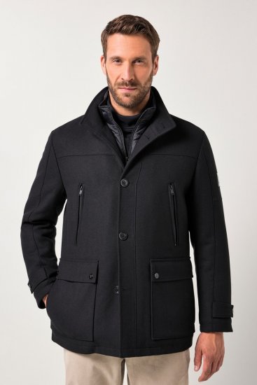 JP1880 Jacket Water-repellent Warm Black - Bundy - Bundy Nadmerné Veľkosti 2XL-8XL