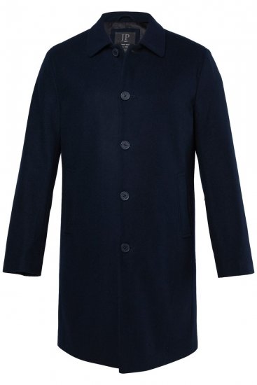 JP1880 795116 Vodoodolný Vlnený kabát Námornícka modrá - Bundy - Bundy Nadmerné Veľkosti 2XL-8XL