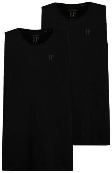 JP1880 796858 Tielko 2 kusy Čierna - Tričká - Nadrozmerné tričká - 2XL-14XL