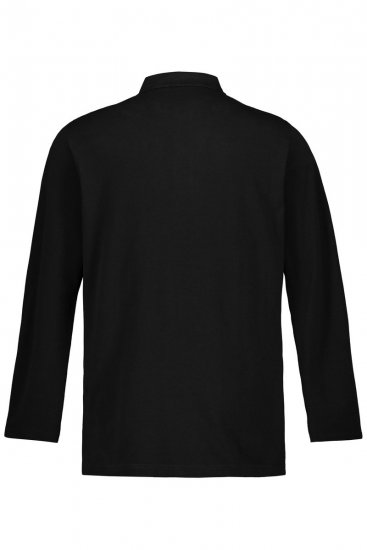 JP1880 799230 Polokošeľa s dlhým rukávom Čierna - Polokošele - Polokošele 2XL-8XL
