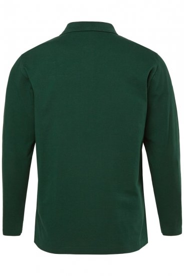 JP1880 Polo Shirt Long Sleeve Pique Dark Green - Polokošele - Polokošele 2XL-8XL