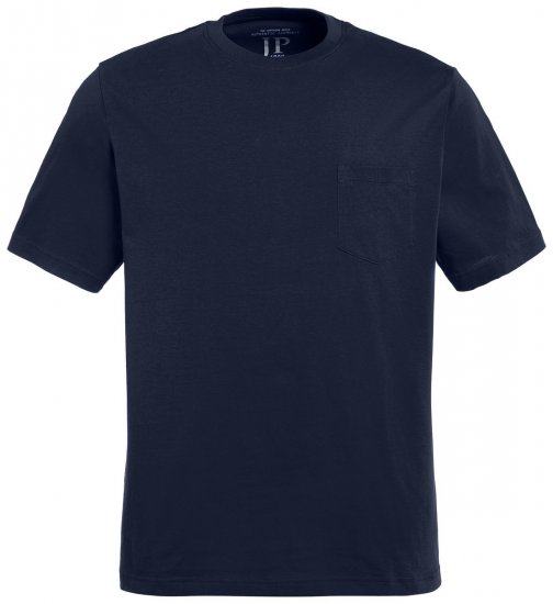 JP1880 799997 Tričko s náprsným vreckom Nočná modrá - Tričká - Nadrozmerné tričká - 2XL-14XL