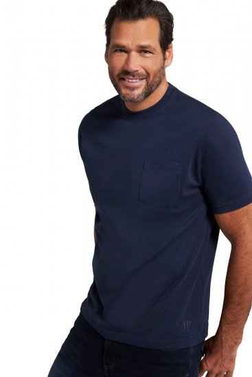 JP1880 799997 Tričko s náprsným vreckom Nočná modrá - Tričká - Nadrozmerné tričká - 2XL-14XL