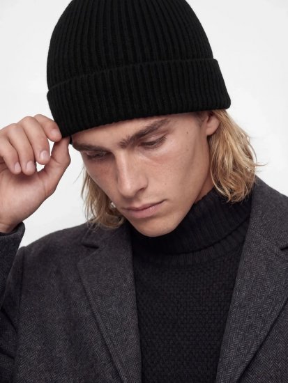 Jack & Jones Leo Čiapka Čierna - Čiapky - 