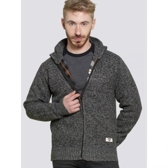 D555 Braxton Sweater Charcoal - Mikiny & mikiny bez kapucne - Mikiny & Mikiny s Kapucňou 2XL-12XL