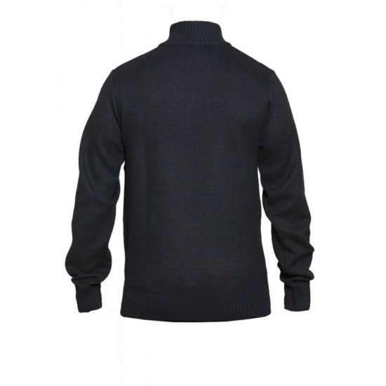 D555 Zane Sweater Navy - Mikiny & mikiny bez kapucne - Mikiny & Mikiny s Kapucňou 2XL-12XL