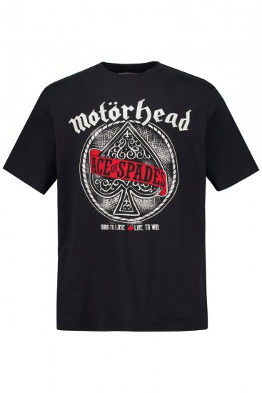 JP1880 Motörhead ACE Graphic Comfort Fit Band T-Shirt Black - Tričká - Nadrozmerné tričká - 2XL-14XL