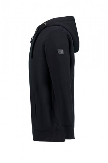 Jay-Pi 804164 Mikina s kapucňou na zips Čierna - Mikiny & mikiny bez kapucne - Mikiny & Mikiny s Kapucňou 2XL-12XL