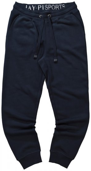 Jay-Pi 804175 Tepláky v úzkom strihu s bočnými vreckami Tmavomodrá - Tepláky & teplákové kraťasy - Tepláky & Teplákové kraťasy - 2XL-12XL