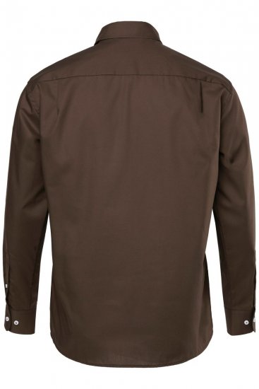 JP1880 Shirt Business Long Sleeve Brown - Košele - Košele 2XL-10XL