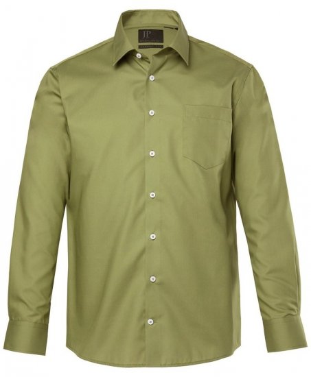 JP1880 Shirt Business Long Sleeve Green - Košele - Košele 2XL-10XL