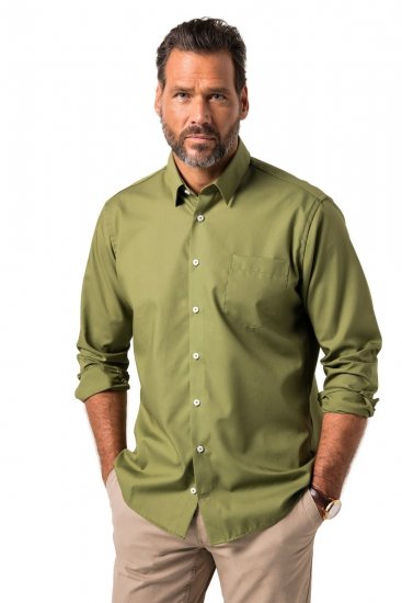 JP1880 Shirt Business Long Sleeve Green - Košele - Košele 2XL-10XL