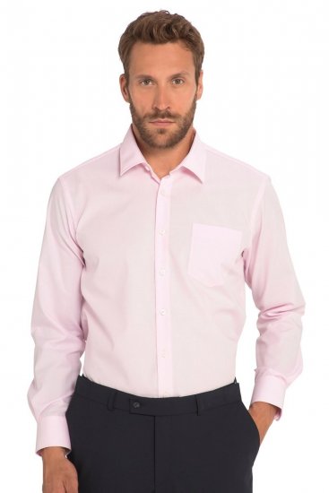 JP1880 Shirt Business Long Sleeve Pink - Košele - Košele 2XL-10XL