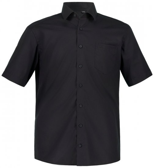 JP1880 804891 Košeľa s krátkym rukávom Čierna - Košele - Košele 2XL-10XL