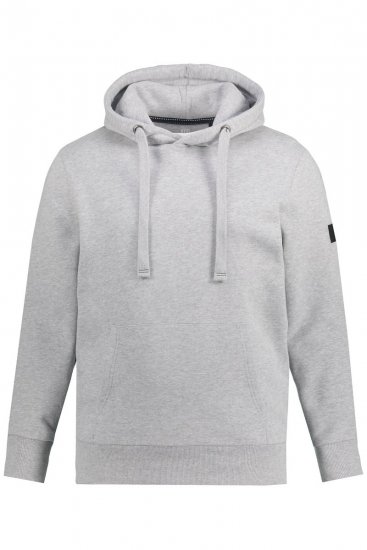 JAY-PI Hoodie with Soft Brushed Interior Grey - Mikiny & mikiny bez kapucne - Mikiny & Mikiny s Kapucňou 2XL-12XL