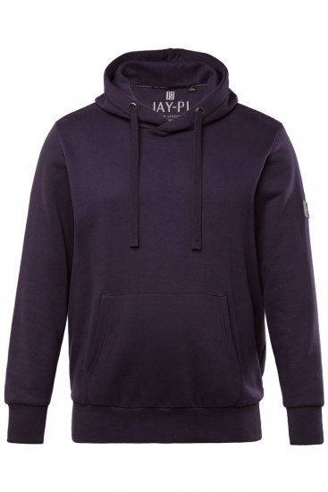 JAY-PI Hoodie with Soft Brushed Interior Purple - Mikiny & mikiny bez kapucne - Mikiny & Mikiny s Kapucňou 2XL-12XL
