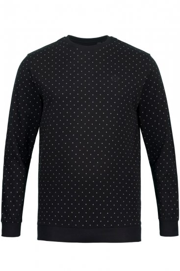JP1880 Two-piece Pyjamas Long Sleeve and Long Trousers Black - Spodná bielizeň - Spodné Prádlo 2XL-8XL