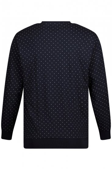 JP1880 Pyjamas Two-piece Long Sleeve and Long Trousers Navy - Spodná bielizeň - Spodné Prádlo 2XL-8XL