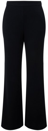 Ulla Popken 813306 Široké oblekové nohavice s pružným pásom Tmavomodrá - Látkové nohavice - Dámske široké nohavice plus size