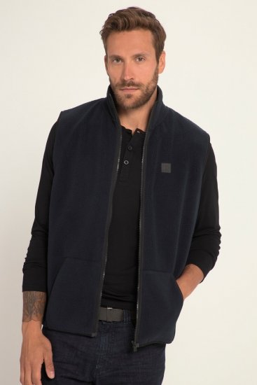 JP1880 Fleece Gilet Stomach Fit Navy - Bundy - Bundy Nadmerné Veľkosti 2XL-8XL