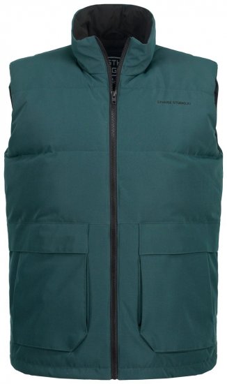 STHUGE 821232 Vesta prešívaná so zipsom Olivová - Bundy - Bundy Nadmerné Veľkosti 2XL-8XL