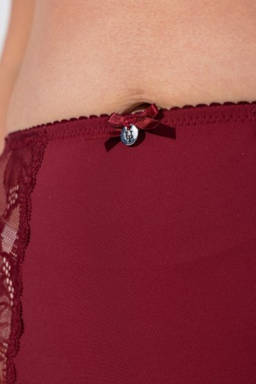 Ulla Popken 822864 Nohavičky s čipkou Lila - Nohavičky - 