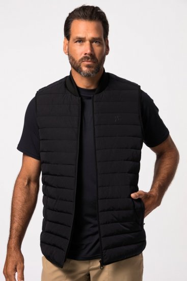 JP1880 Guilted College Collar Golf Vest Dark Navy - Športové oblečenie - Sportovní Oblečení 2XL-10XL