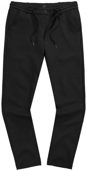 JP1880 New York Flexnamic Žerzejové nohavice s pružným pásom Čierna - Obleky - Obleky 2XL-8XL