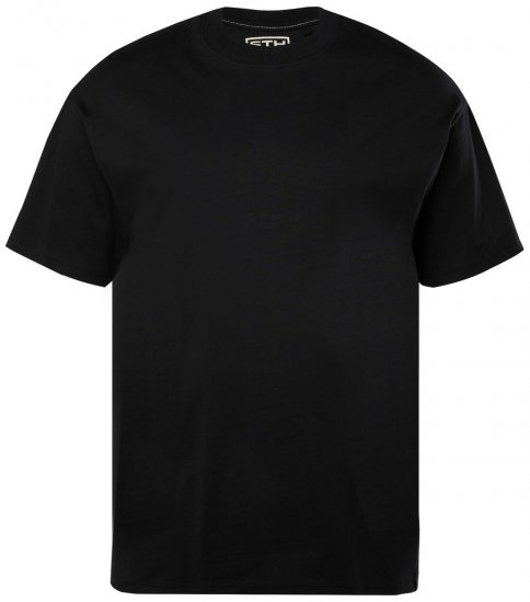 STHUGE 824720 Tričko oversize Čierna - Tričká - Nadrozmerné tričká - 2XL-14XL