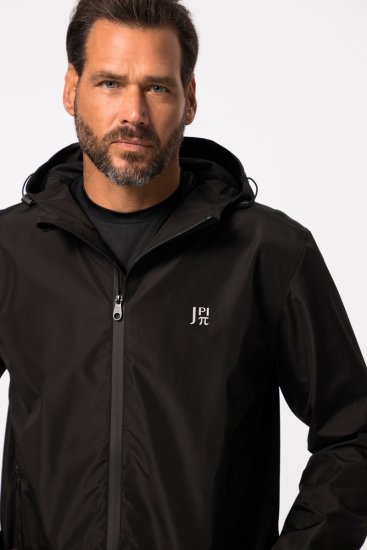 Jay-Pi 825611 Nepremokavá bunda s podlepenými švami Čierna - Bundy - Bundy Nadmerné Veľkosti 2XL-8XL