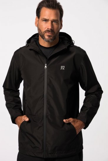 Jay-Pi 825611 Nepremokavá bunda s podlepenými švami Čierna - Bundy - Bundy Nadmerné Veľkosti 2XL-8XL