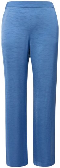 Ulla Popken 826163 Široké oblekové nohavice Denimová modrá - Látkové nohavice - Dámske široké nohavice plus size