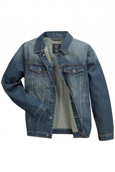 JP1880 Denim Jacket Dark Blue Denim - Bundy - Bundy Nadmerné Veľkosti 2XL-8XL