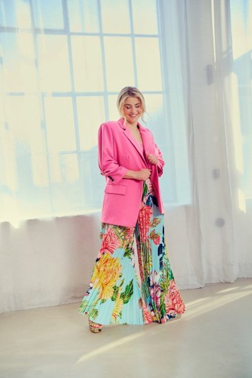 Ulla Popken 826487 Oversize sako Ružová - Saká - Saká v nadmerných veľkostiach