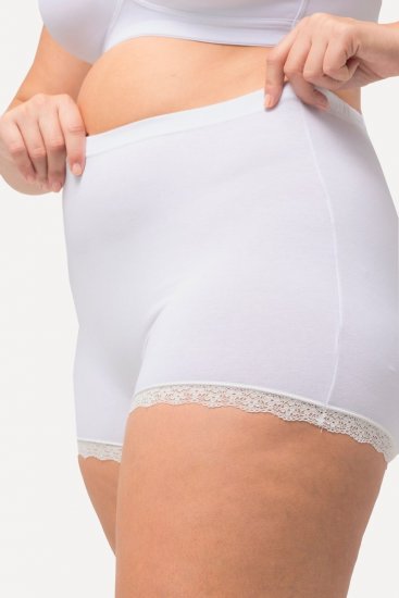 Ulla Popken 827286 Boxerky 3 ks Čierna - Nohavičky - 