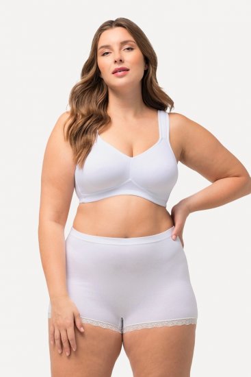 Ulla Popken 827286 Boxerky 3 ks Čierna - Nohavičky - 