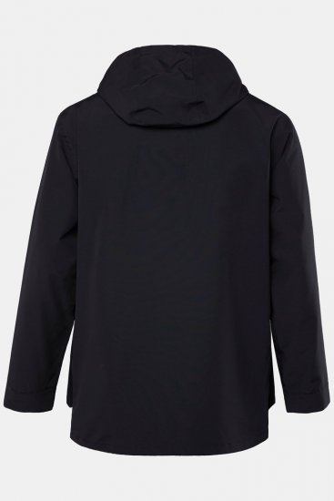 JP1880 828706 Nepremokavá bunda so skrytým zipsom Námornícka modrá - Bundy - Bundy Nadmerné Veľkosti 2XL-8XL